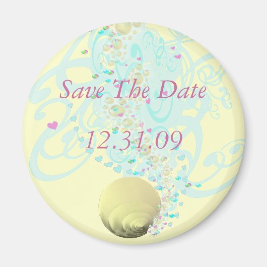 ジャストビー結婚シー マグネット (正面)