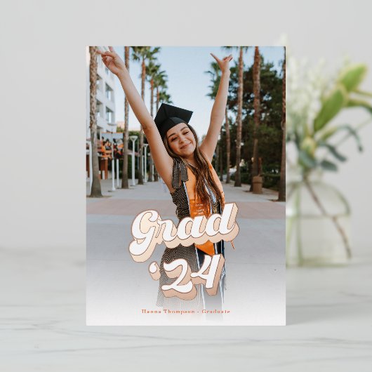 ジャストピーシーバラ金ゴールドグラード発表 箔招待状 (立ち正面)