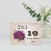 ジャストピーチサングリアハートリーフツリー ポストカード (スタンド正面)