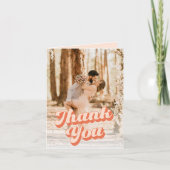 ジャストピーチレトロ結婚ズサンキュー サンキューカード (正面)