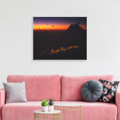 ジャストフライ遠くに キャンバスプリント (インサイチュ (リビング))