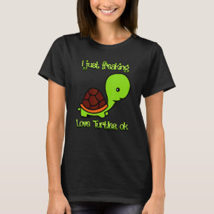 ジャストフリークラブタートルオーク誕生日Gif Tシャツ