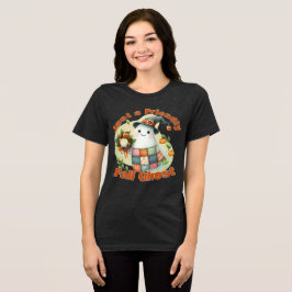 ジャストフレンドリー秋幽霊» – かわいい秋デザイン- トライブレンドTシャツ