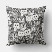 ジャストフール白黒 クッション (裏面)