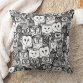 ジャストフール白黒 クッション (ブランケット)