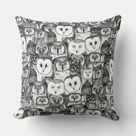 ジャストフール白黒 クッション