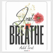 ジャストブレスインスピレーションフローラヨガ シール (シート)