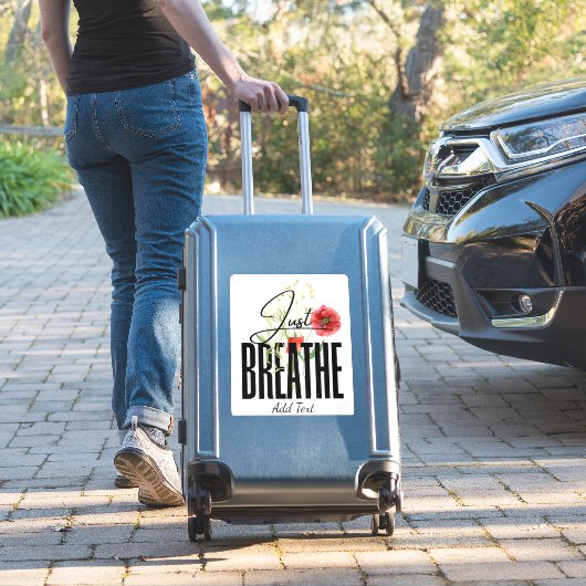 ジャストブレスインスピレーションフローラヨガ シール (スーツケースインサイチュ)