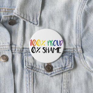 ジャストプライド・ノット・シーム レインボーゲイプライドTシャツ 缶バッジ