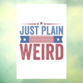 ジャストプレーン風変わりアメリカ国旗の選挙カマラ ウィンドウサイン (シート3)