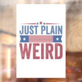 ジャストプレーン風変わりアメリカ国旗の選挙カマラ ウィンドウサイン (シート2)