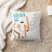 ジャストホイッスル抽象芸術イラストレーション装飾用クッション クッション (ブランケット)