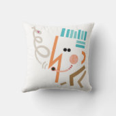 ジャストホイッスル抽象芸術イラストレーション装飾用クッション クッション (裏面)