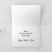 ジャストマーム射撃、 発砲スターマザーズデイ カード (内部)