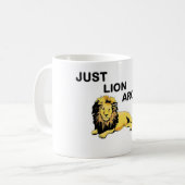 ジャストライオのまわりにン コーヒーマグカップ (正面左)