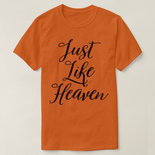ジャストライク天国ブラック Tシャツ (デザイン正面)