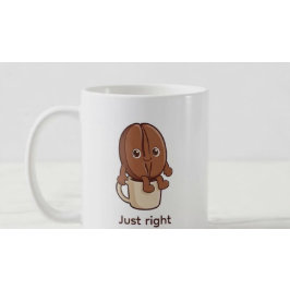 ジャストライトコーヒービーンキャラクター コーヒーマグカップ