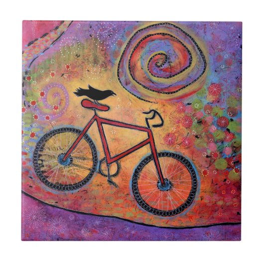 ジャストライド&フライRaven乗用自転車 タイル (正面)