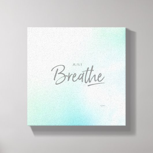 ジャストライフヨガ瞑想引用文 キャンバスプリント (正面)