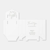 ジャストラエレガントブモダンセージグ結婚リーン フェイバーボックス (折り畳みなし)