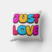ジャストラブカスタムカラフル装飾用クッション クッション (裏面)