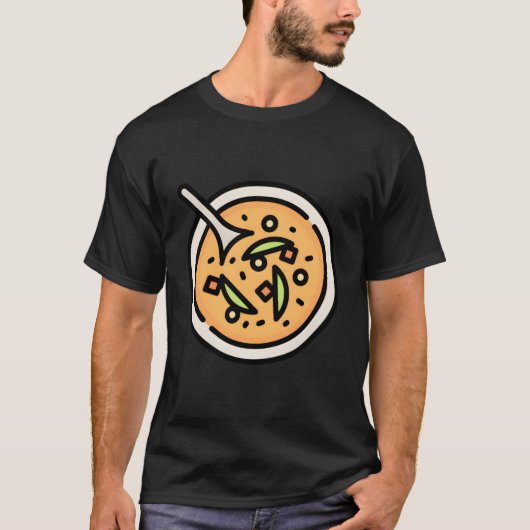 ジャストラブカレーインディアンタイフード Tシャツ (正面)