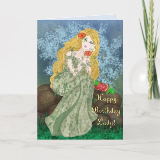 ジャストラブリー誕生日カード サンキューカード (正面)