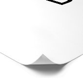 ジャストラブレトロ結婚のウェルカムサイン ポスター (角)