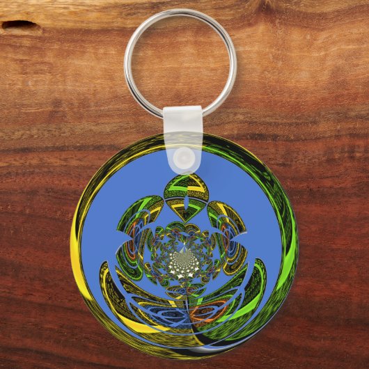 ジャスト伝統的ブルー キーホルダー (正面)