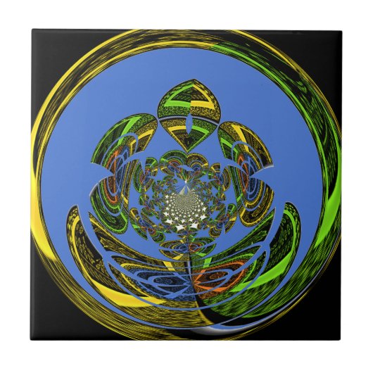 ジャスト伝統的ブルー タイル (正面)