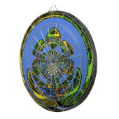 ジャスト伝統的ブルー ダーツボード (正面右)