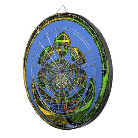 ジャスト伝統的ブルー ダーツボード (正面右)