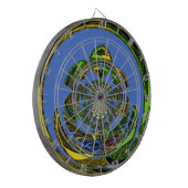 ジャスト伝統的ブルー ダーツボード (正面左)