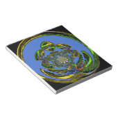 ジャスト伝統的ブルー ノートパッド (アングル)