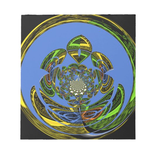 ジャスト伝統的ブルー ノートパッド (正面)