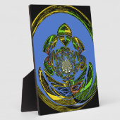 ジャスト伝統的ブルー フォトプラーク (側面)