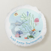 ジャスト保イミング – 両面 ラウンドクッション (裏面)