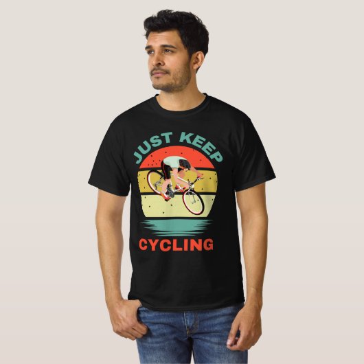 ジャスト保サイクリング Tシャツ (正面フル)