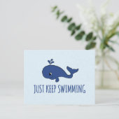 ジャスト保スイミングクジラ シーズンポストカード (スタンド正面)