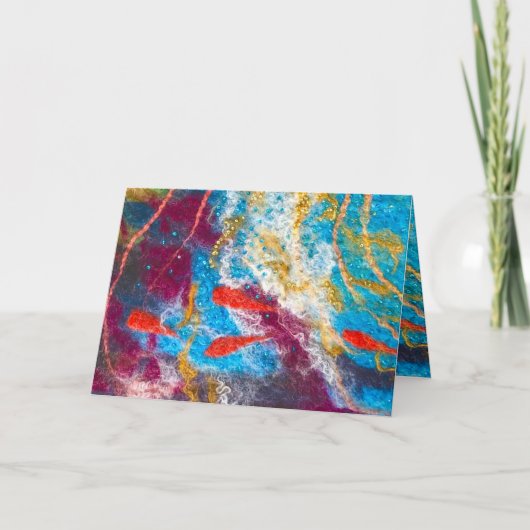 ジャスト保スイミングフェルトアートカードミシェル・バラント カード (正面)