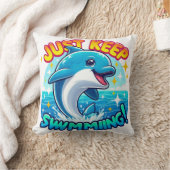 ジャスト保ースイミングイルカ クッション (ブランケット)