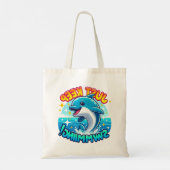 ジャスト保ースイミングイルカ トートバッグ (裏面)