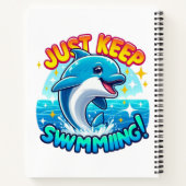 ジャスト保ースイミングイルカ ノートブック (裏面)