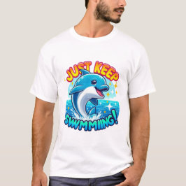 ジャスト保ースイミングイルカ Tシャツ