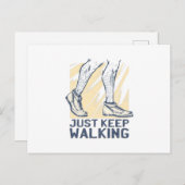 ジャスト保歩く ポストカード (正面/裏面)