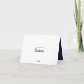 ジャスト信じ 雪メリークリスマス シーズンカード (裏面)