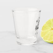 ジャスト呼吸ダンデリオン名前をカスタムする ショットグラス (左)