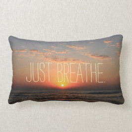 ジャスト呼吸引用文 ランバークッション