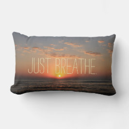 ジャスト呼吸引用文 ランバークッション