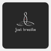 ジャスト呼吸 – ホワイトファンシースタイル スクエアシール (正面)